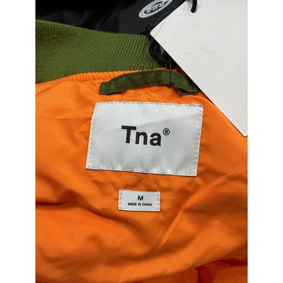 Tna 'Tahoe' Green Bomber Jacket Size M - NWT - Picture 4 of 5